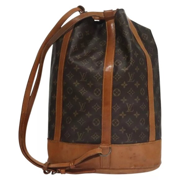 LOUIS VUITTON Monogram Randonnee GM Shoulder Bag M42244 LV Auth - Picture 1 of 16